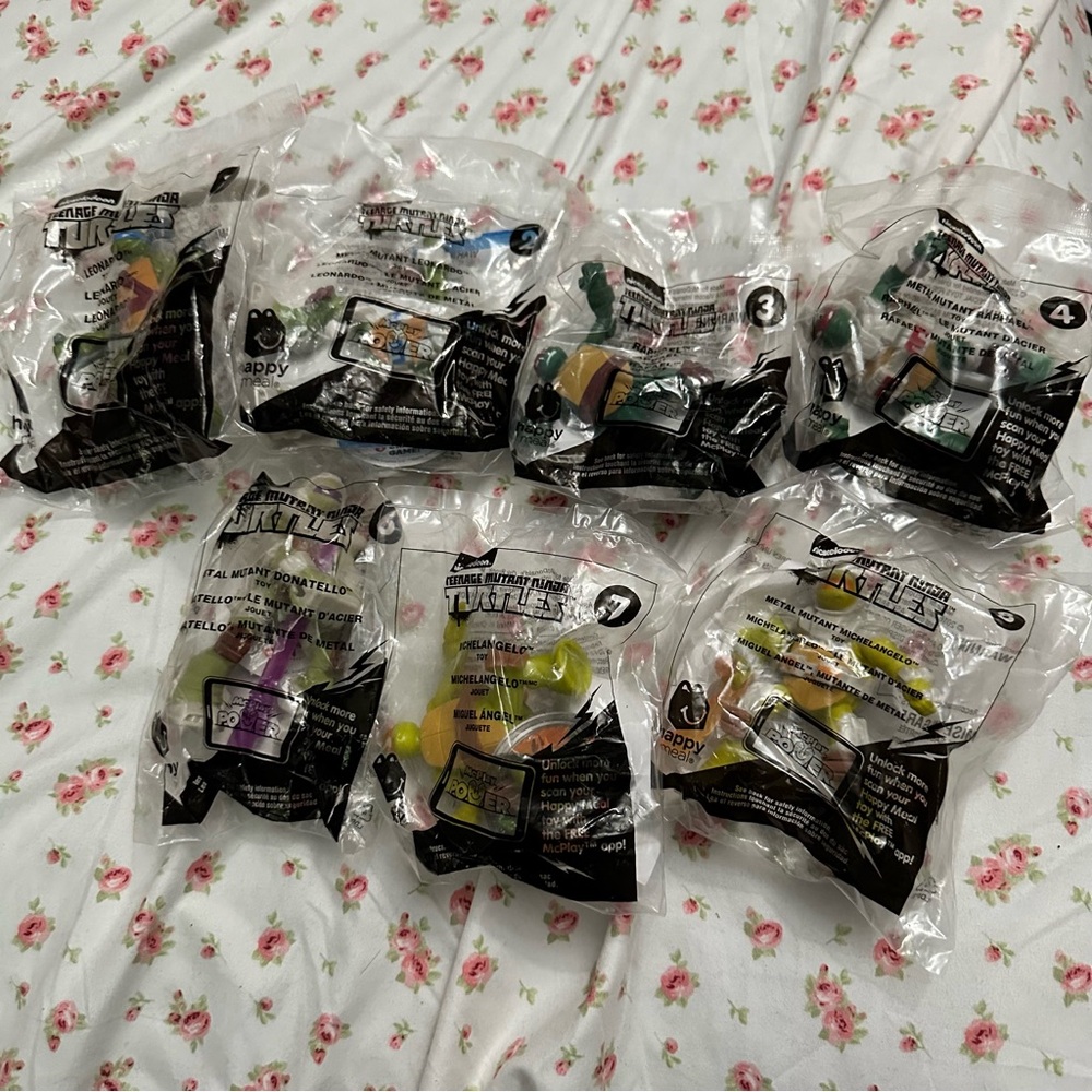 McDonald's 2016 Teenage Mutant Ninja Turtles – lot of 7